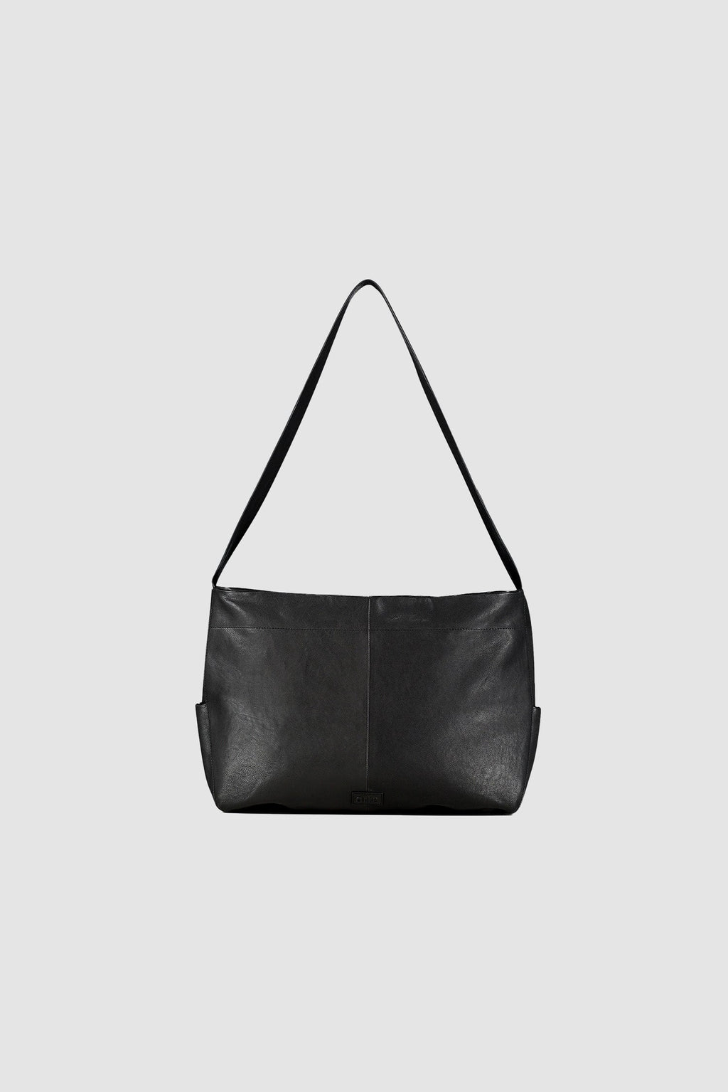 Sac en cuir oversize - Noir