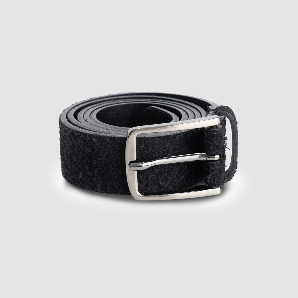 Ceinture en cuir suédé - Noir