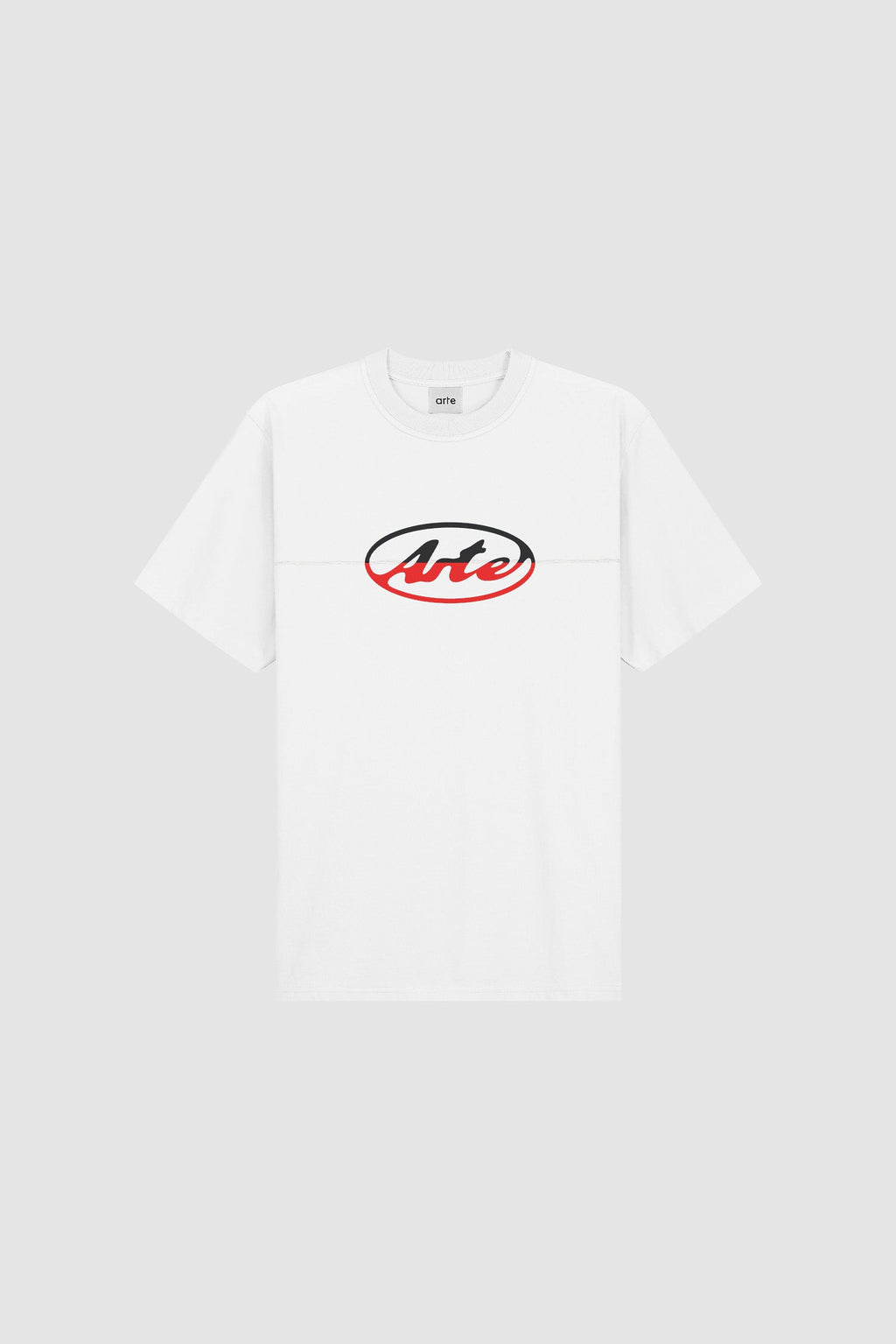 T-shirt avec logo cercle découpé - Blanc