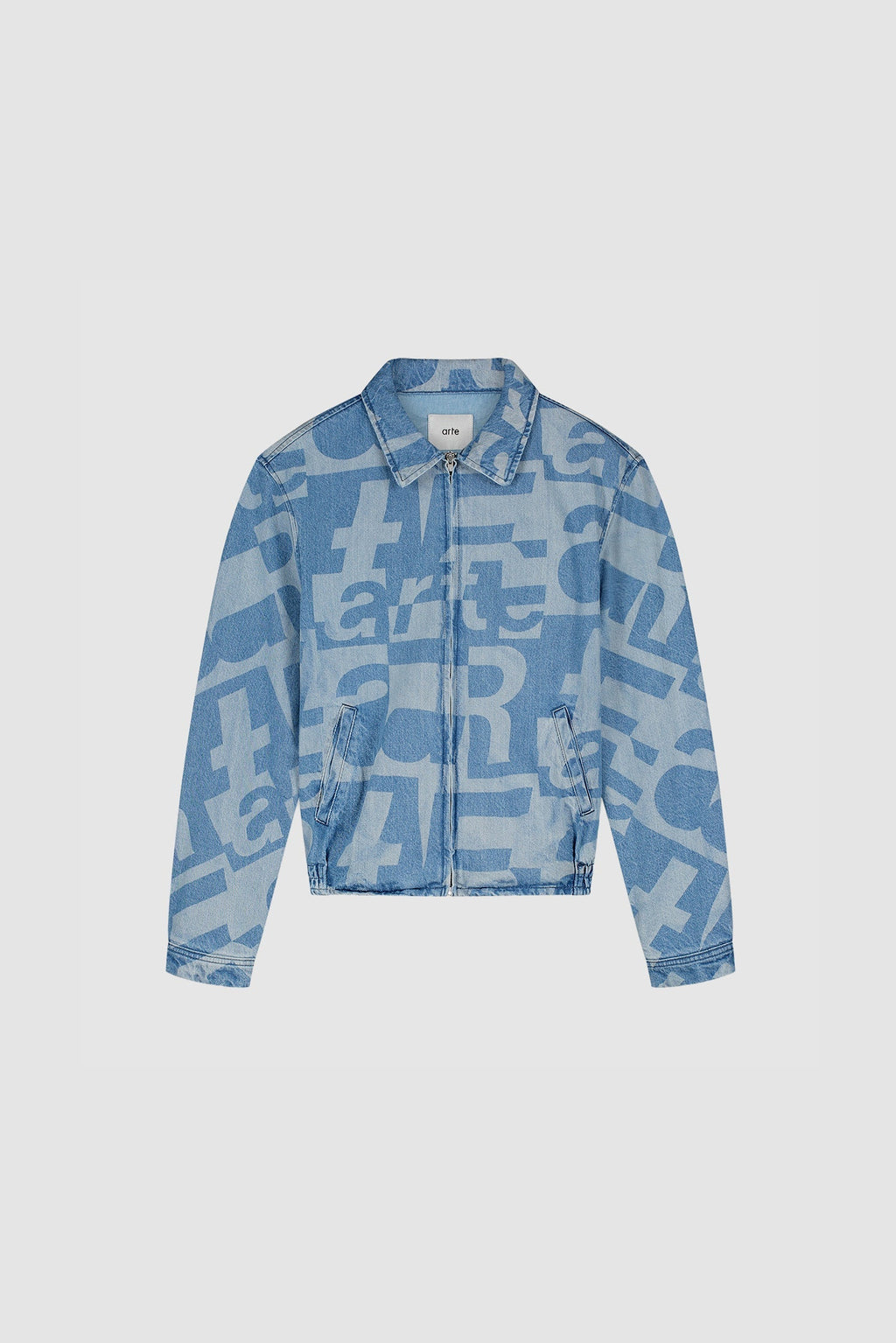 Veste en denim intégral - Denim brut