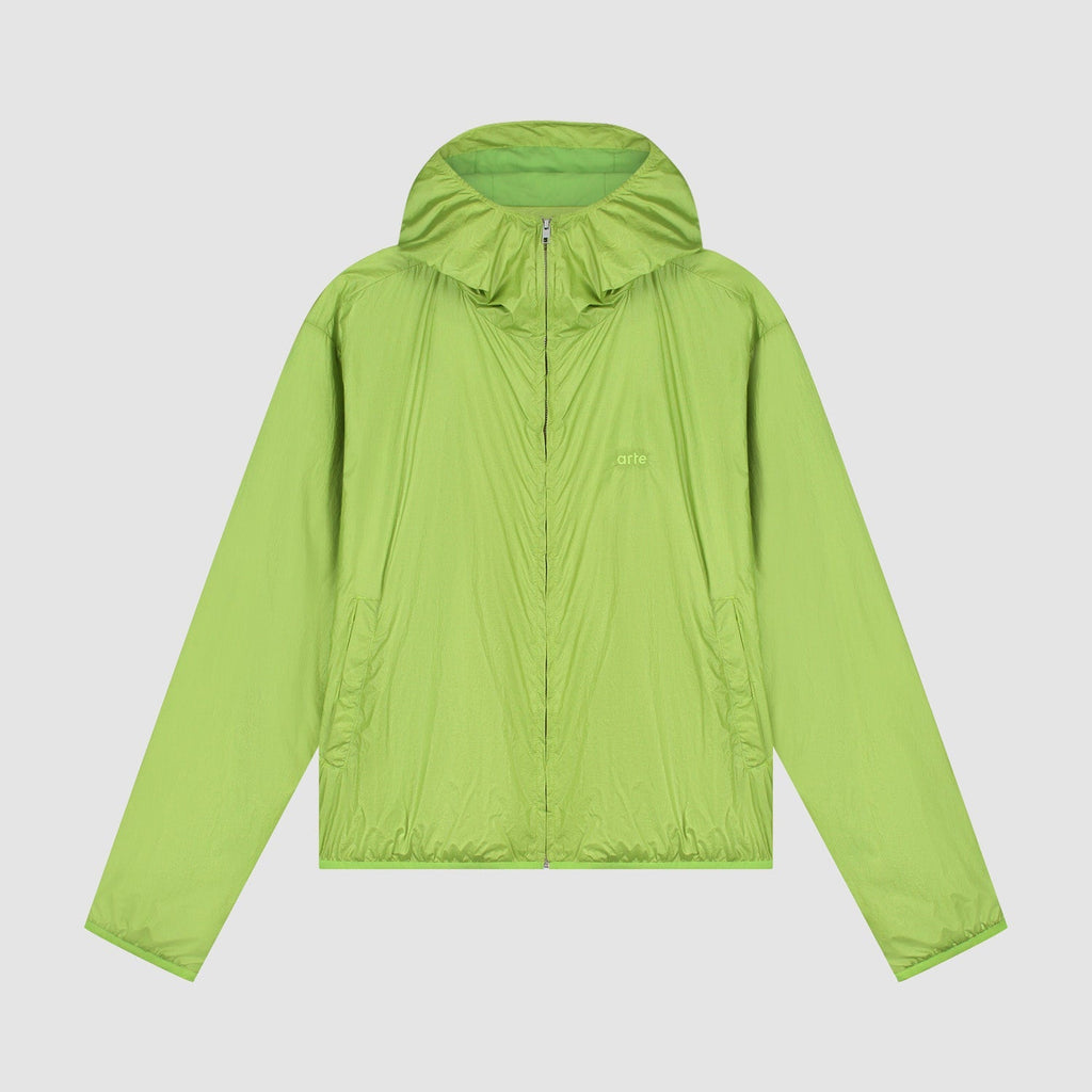 Veste en nylon brillant - Vert