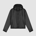 Veste en nylon brillant - Noir