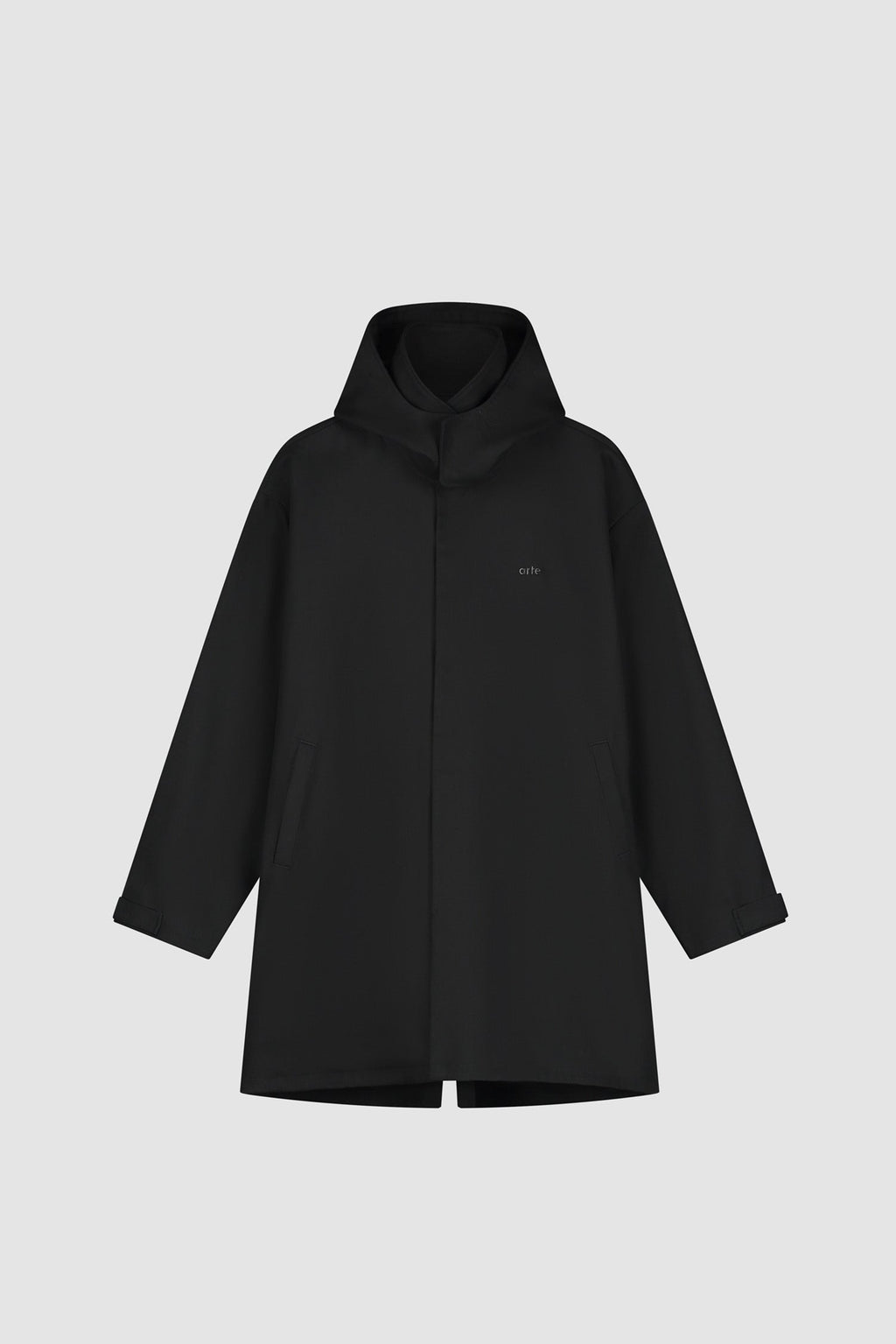 Manteau en lin - Noir
