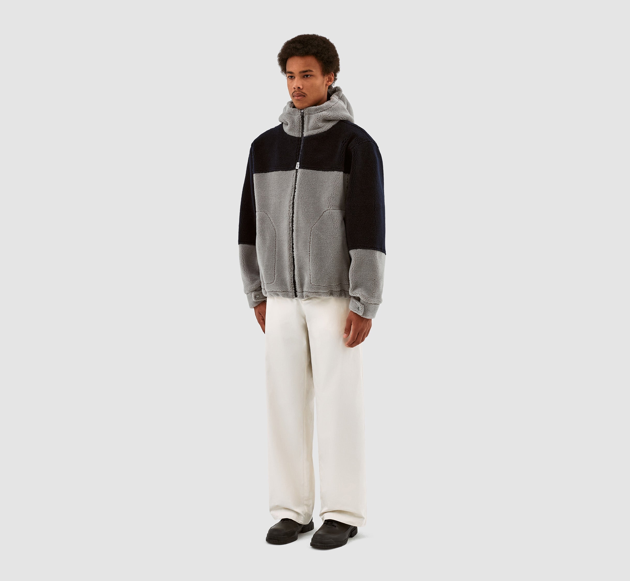 Veste Jake Colorblock - Gris/Marine