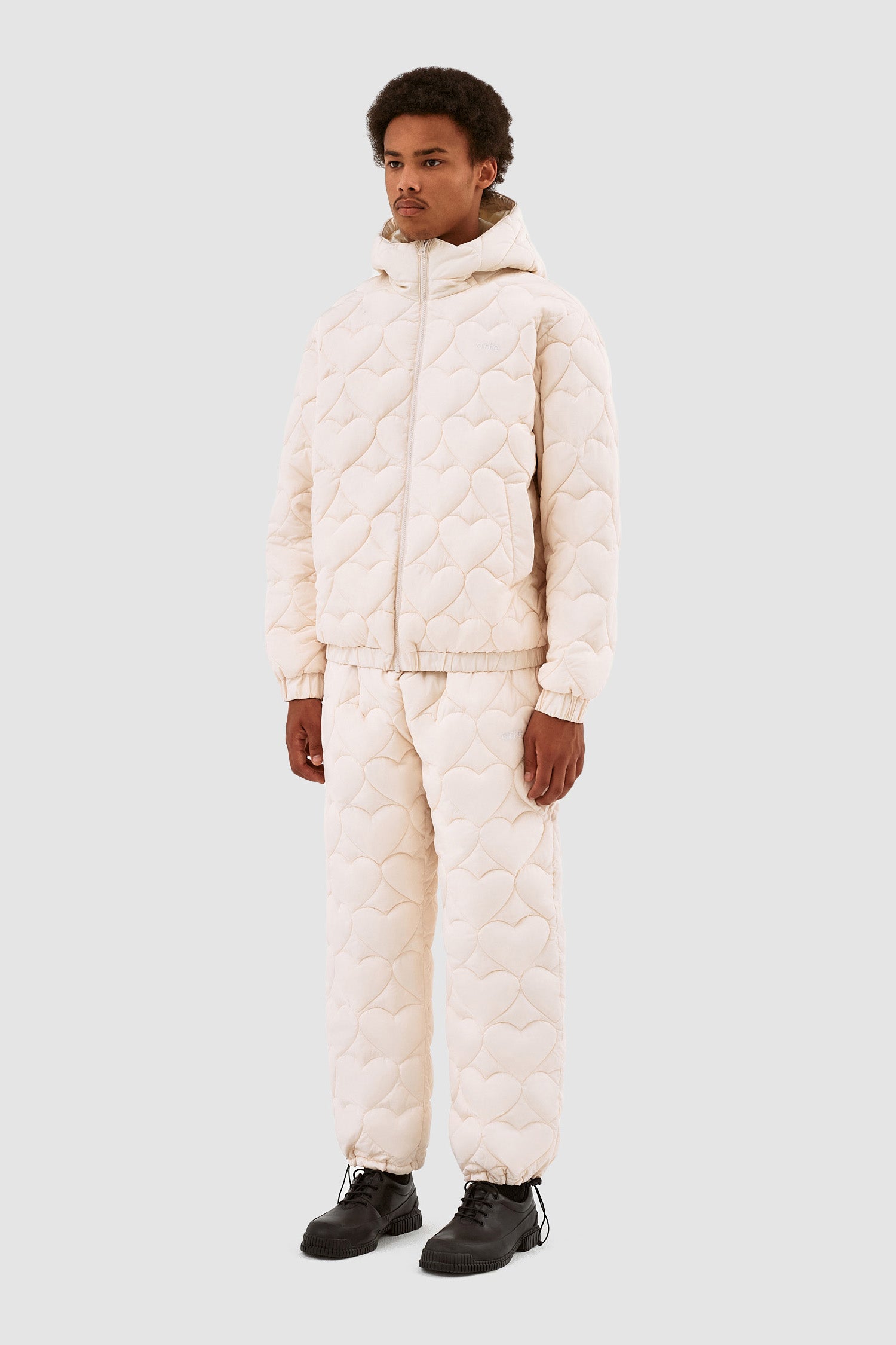 Veste polaire Joey Heart - Crème
