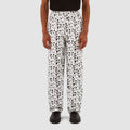 Pantalon Jean Allover Heart - Blanc/Noir