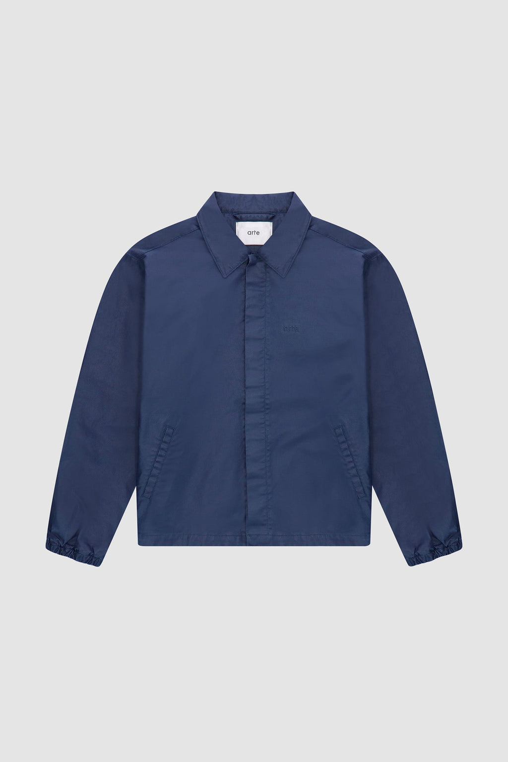 Jules Coach Waxed Denim Jacket - Navy