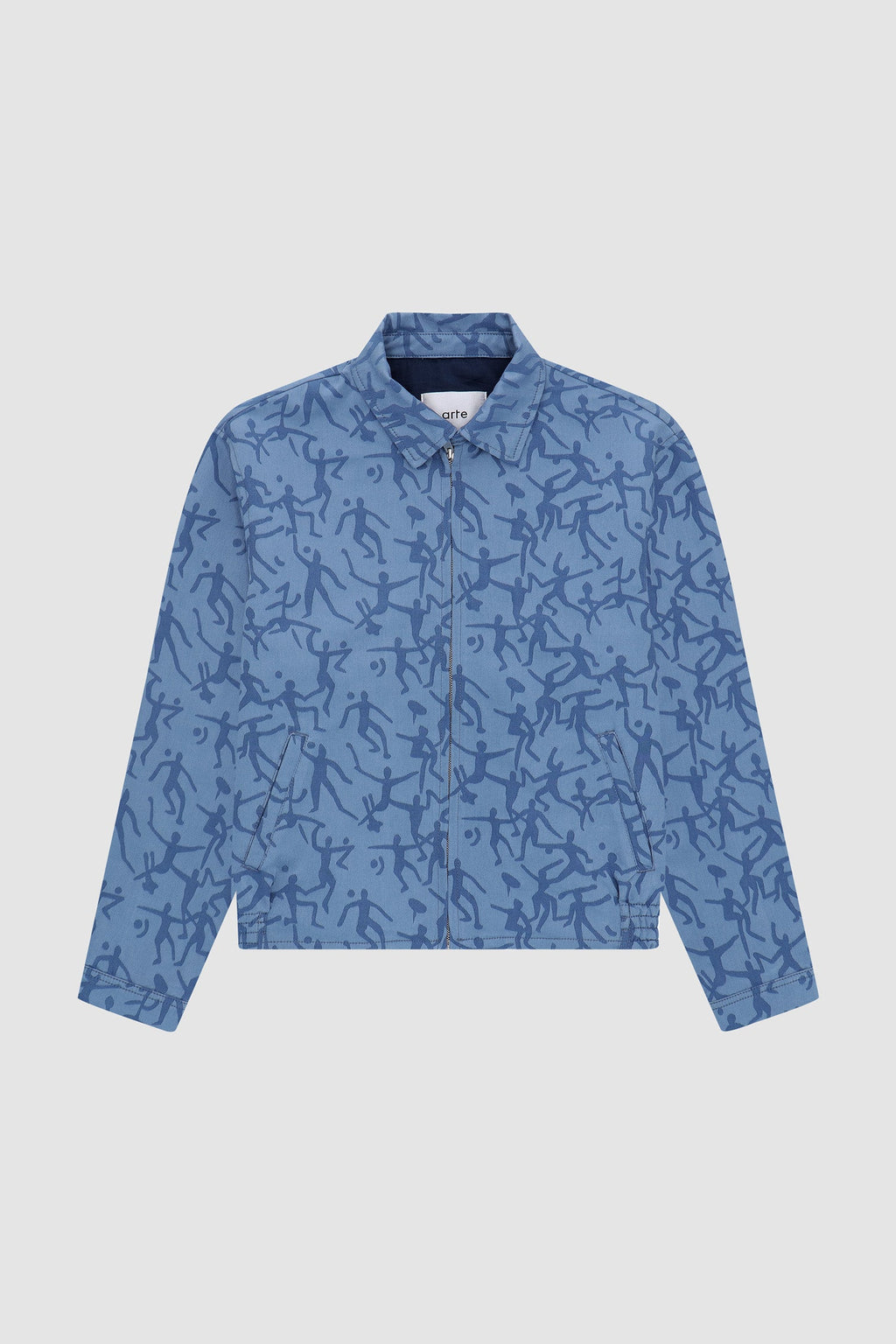 Veste James Allover - Bleu