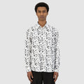 Chemise Stockton Hearts - blanc/noir