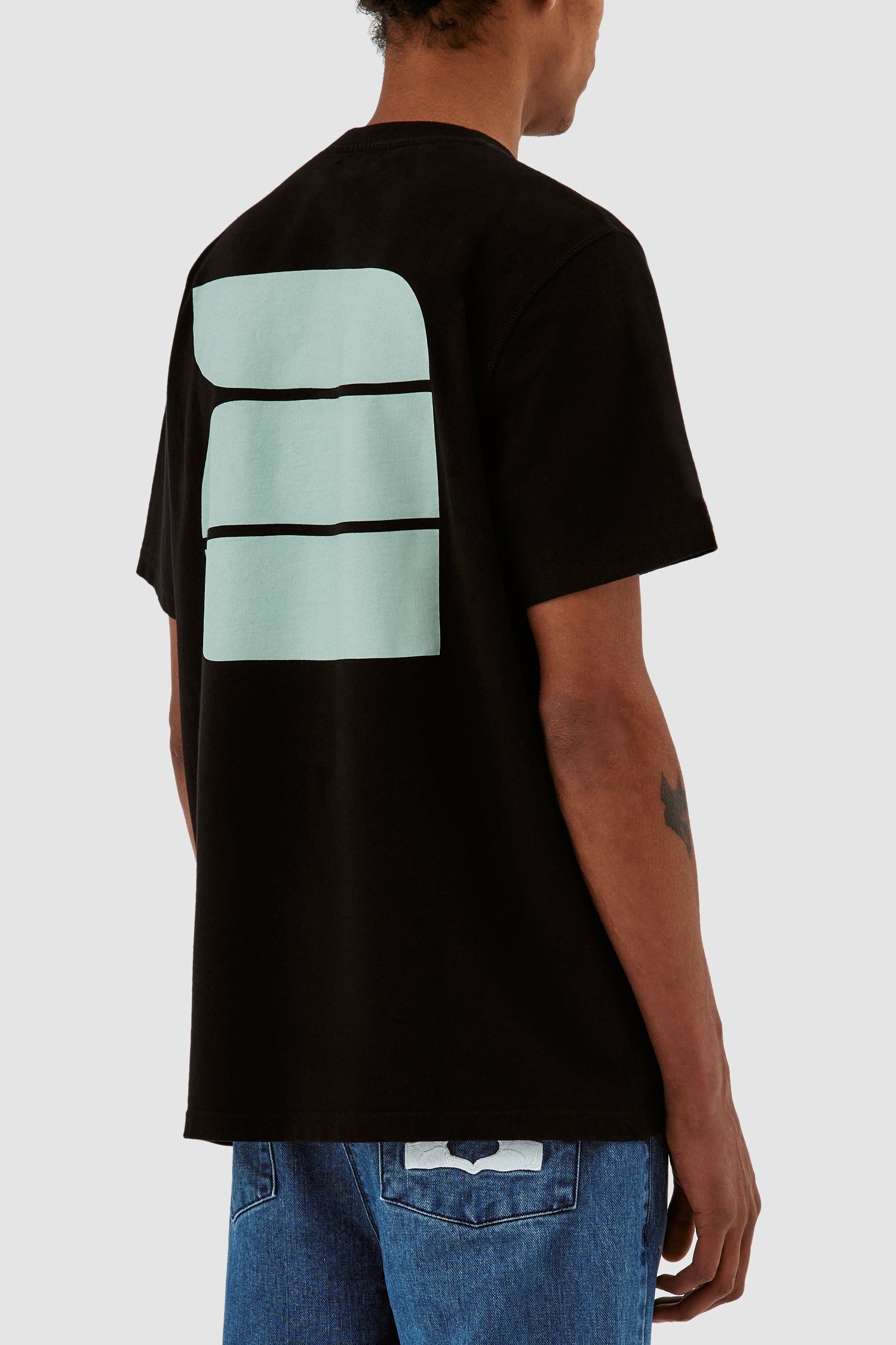 T-shirt Tommy Back A - Noir