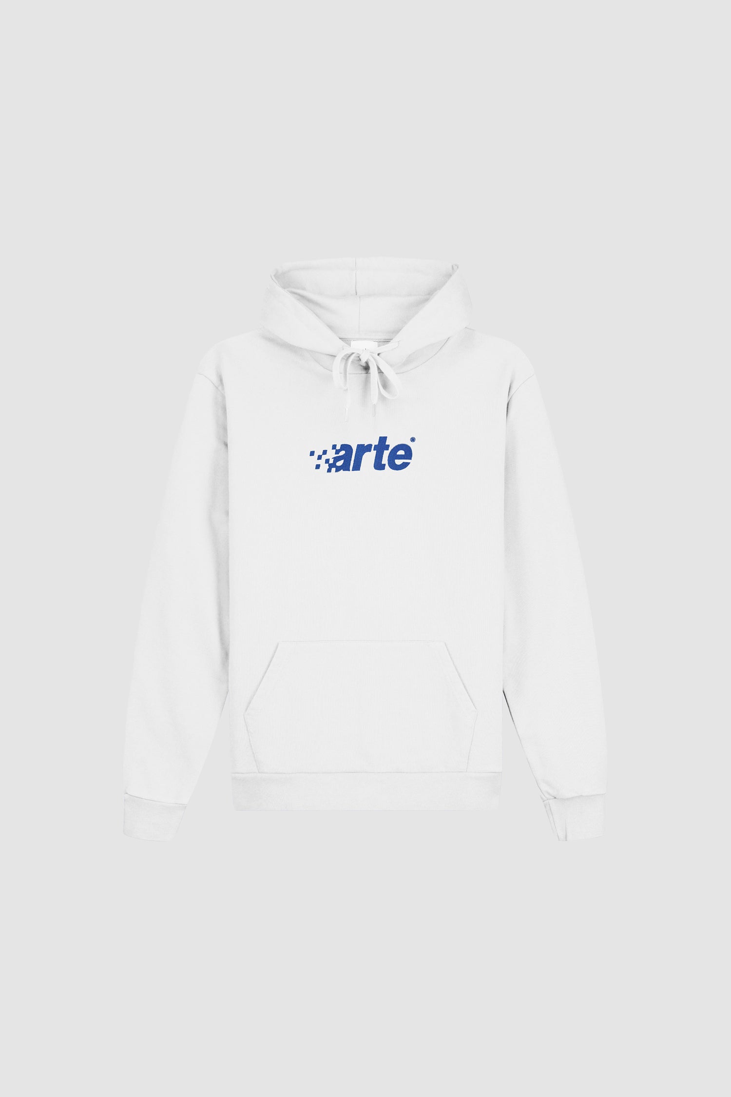 Sweat à capuche Harmon Pixel Logo - Blanc