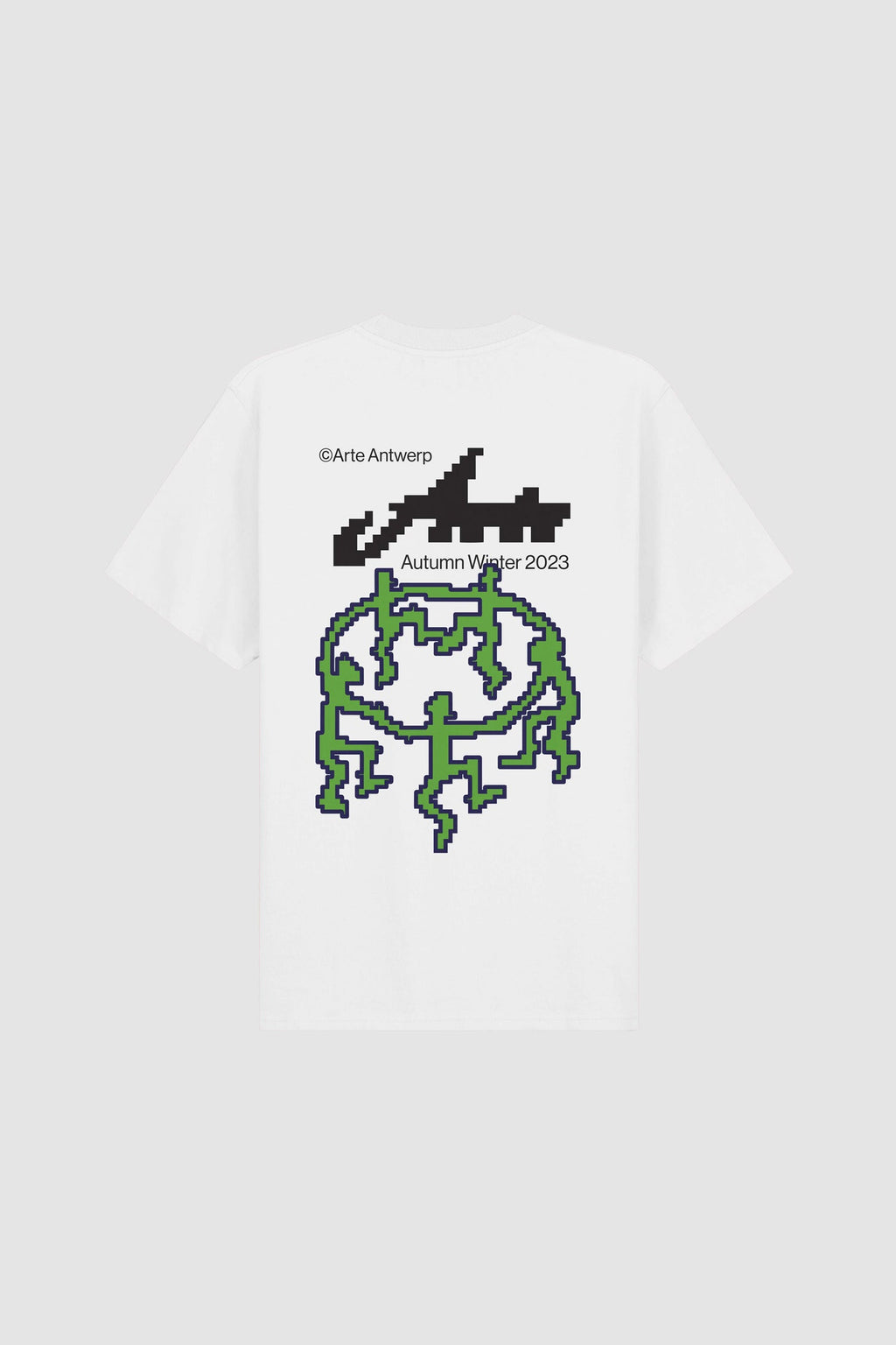 Tommy Back T-shirt Pixel Dancers - Blanc