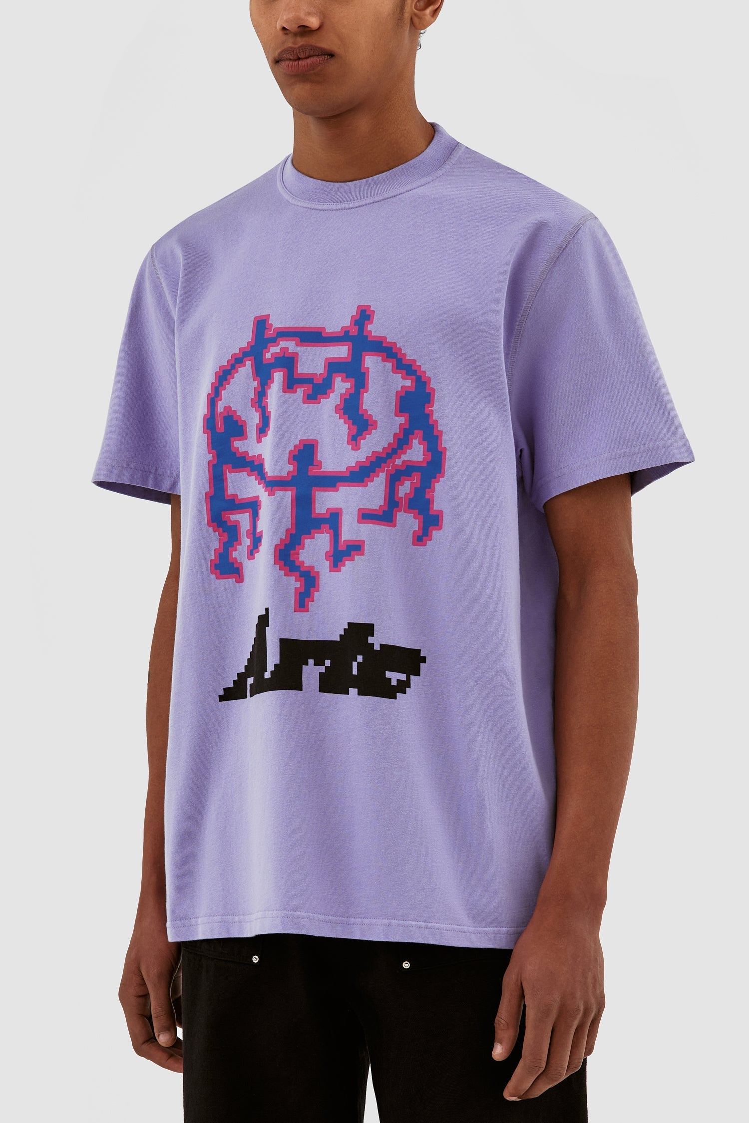 T-shirt Tommy Pixel Dancers - Violet