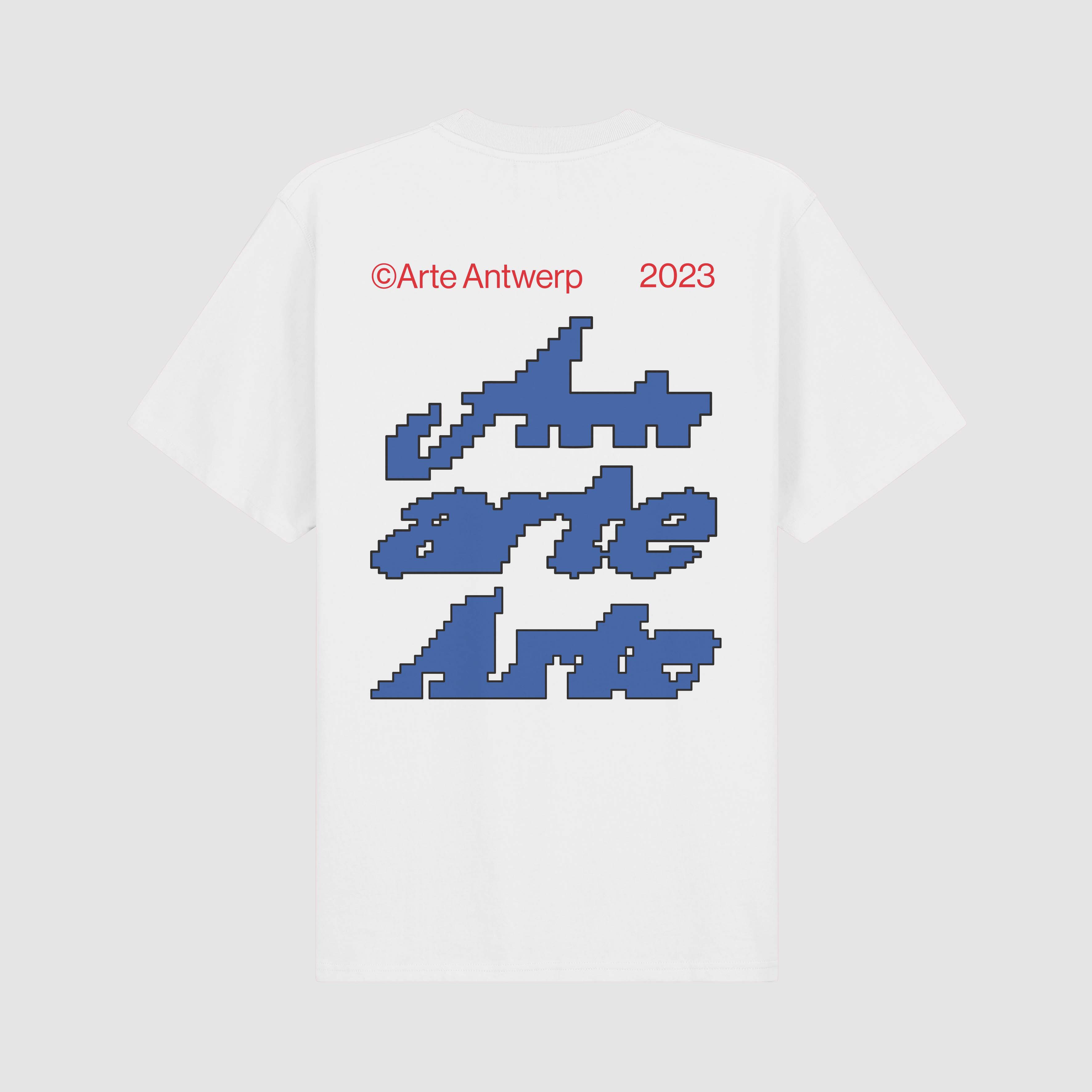 T-shirt Tommy Back Multi - Blanc