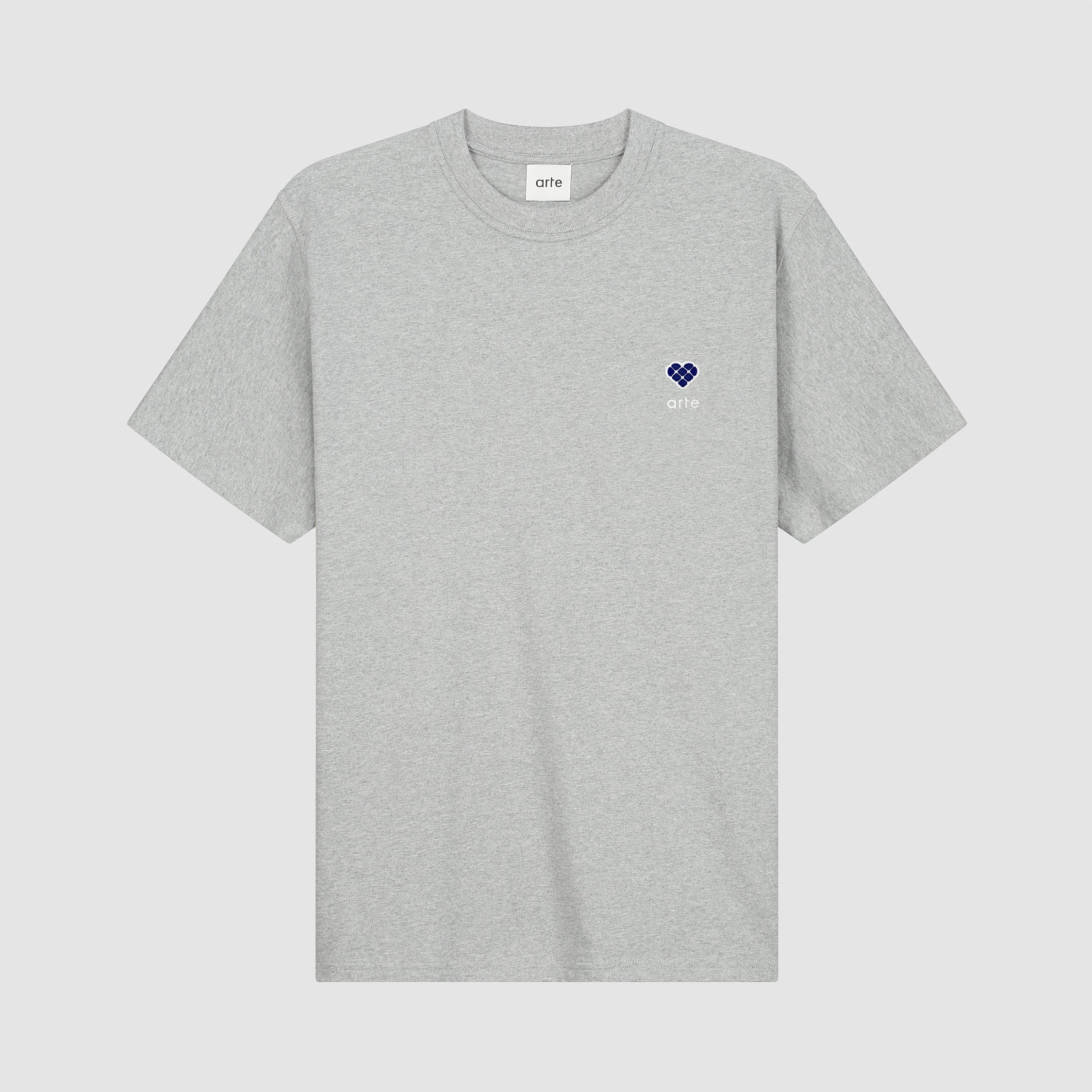 Tommy Heart Patch T-shirt - Gris