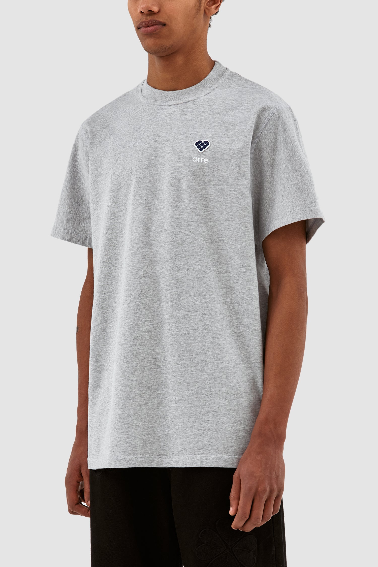 Tommy Heart Patch T-shirt - Gris