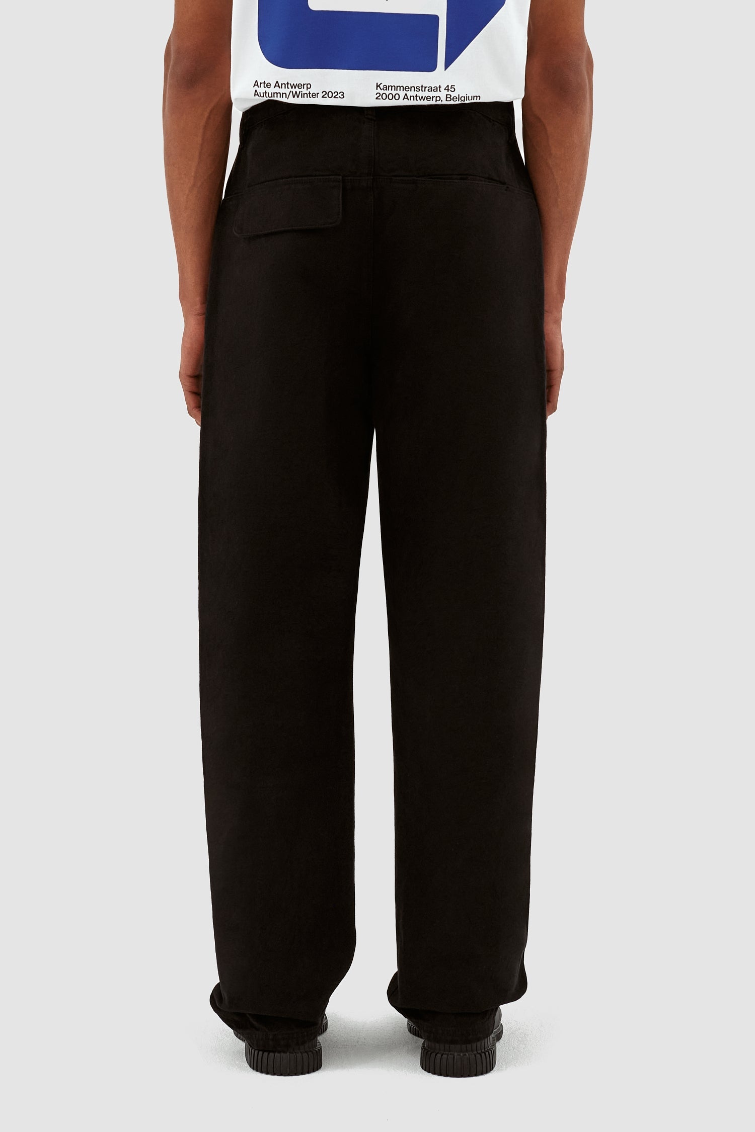 Pantalon Paul en toile - Noir