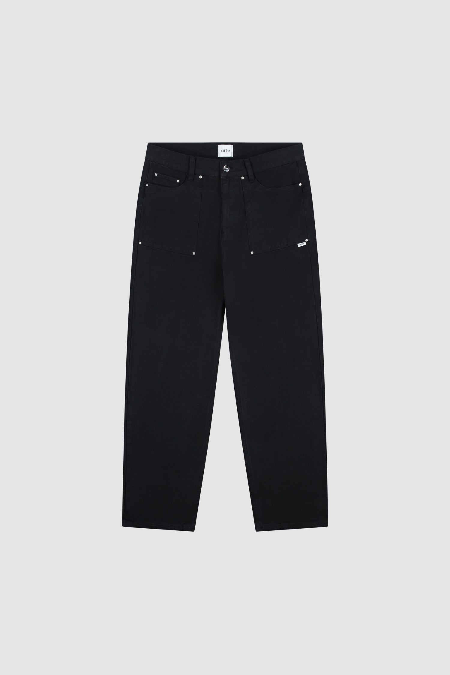 Pantalon Paul en toile - Noir