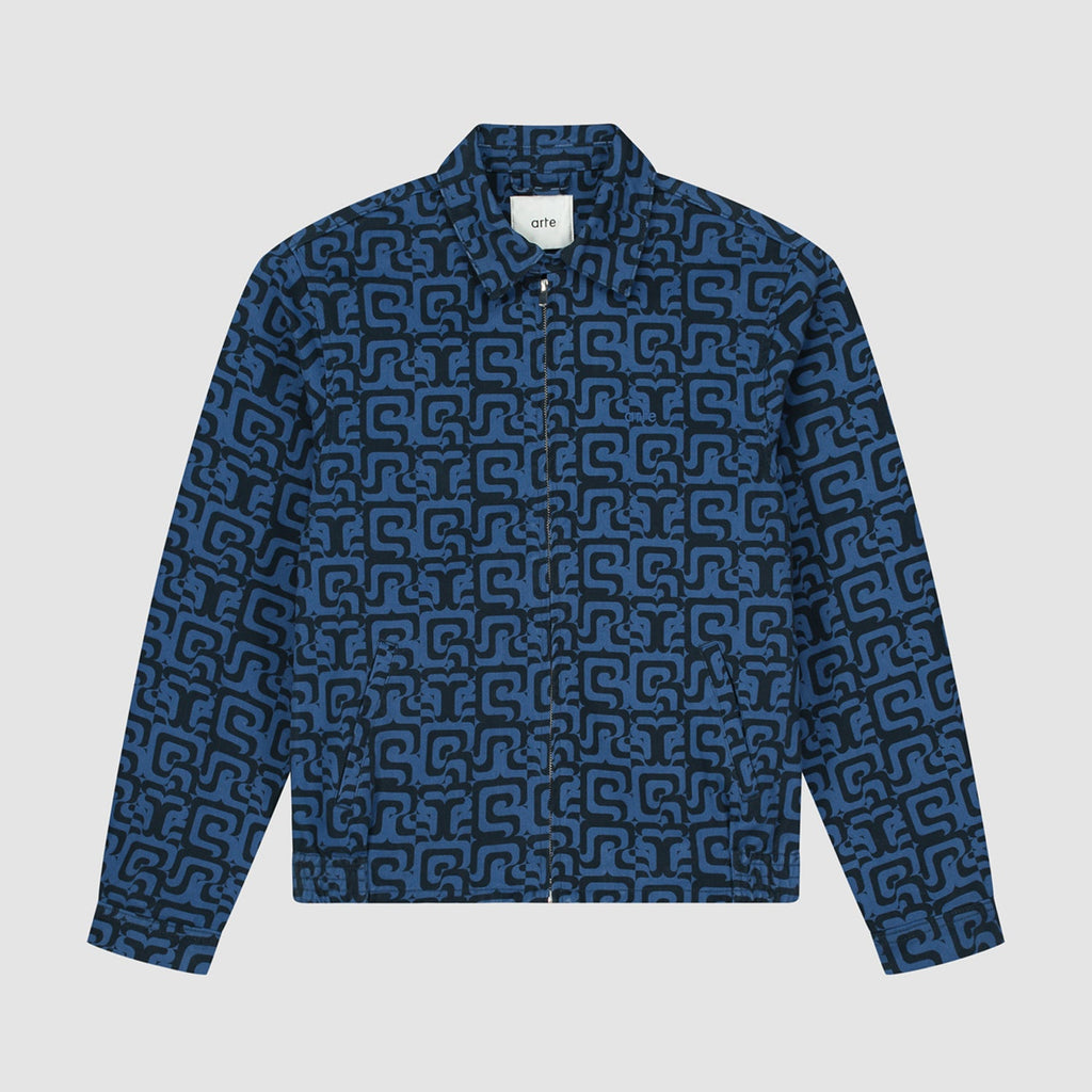 Veste Jones Allover - Marine/Bleu