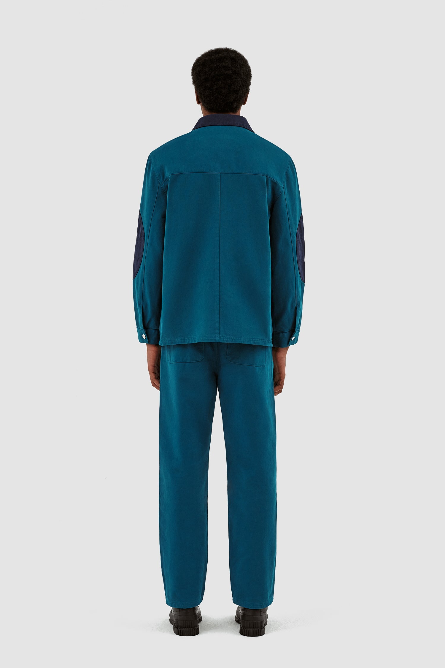 Veste matelassée Jules Heart - Bleu pétrole