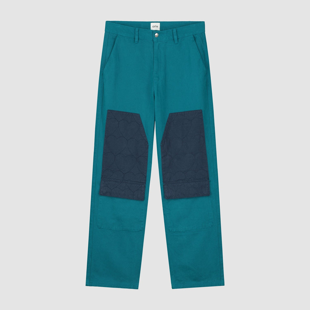 Pantalon rembourré Jules Heart - Bleu pétrole