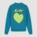 Pull Kobe Back Heart - Bleu pétrole
