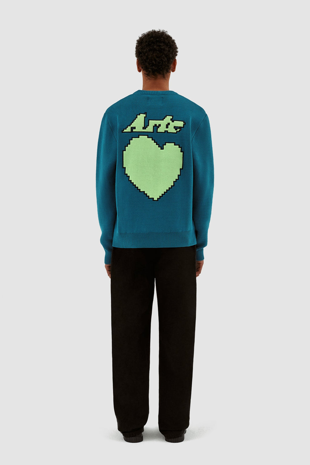 Pull Kobe Back Heart - Bleu pétrole
