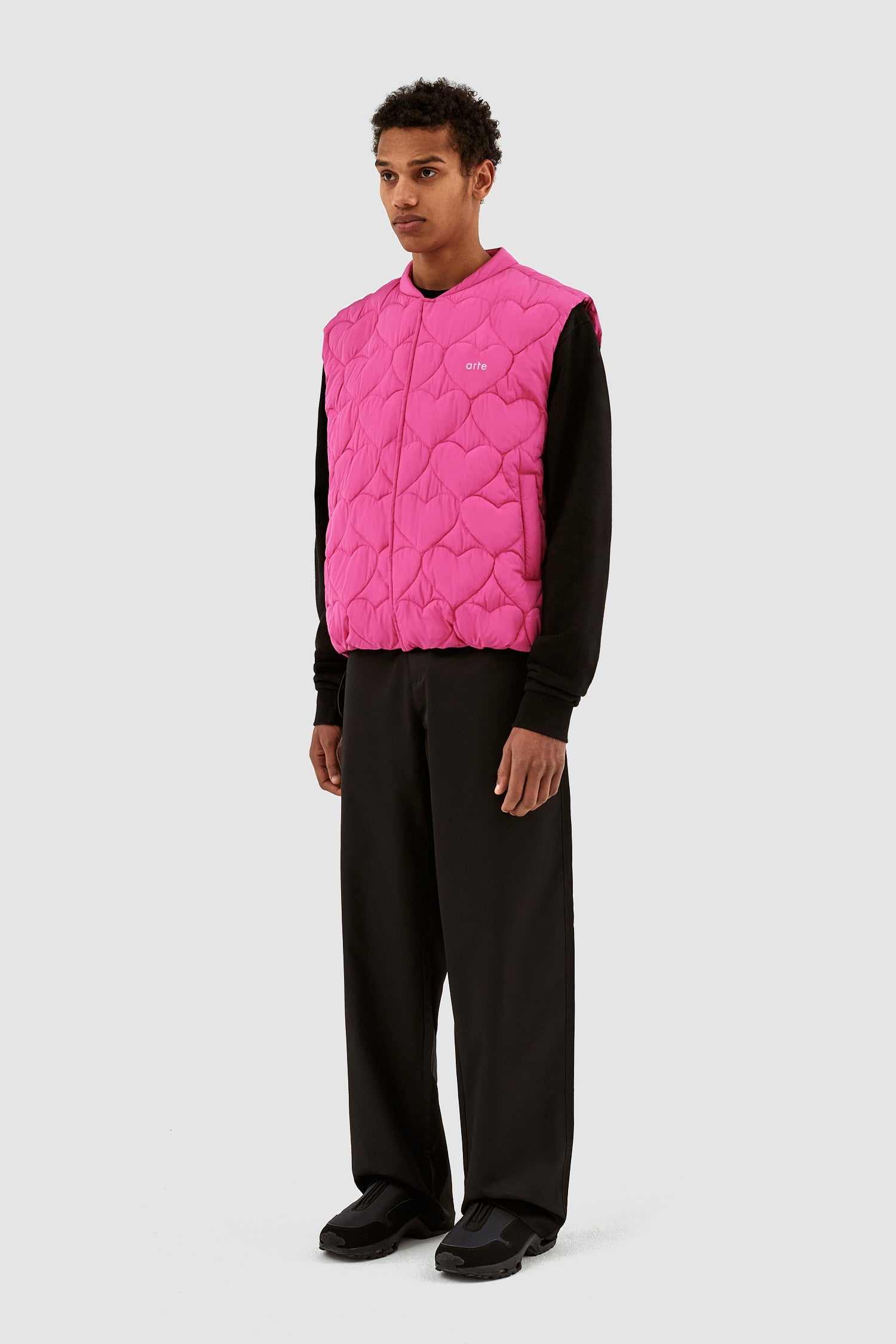 Gilet Vince Heart - Rose