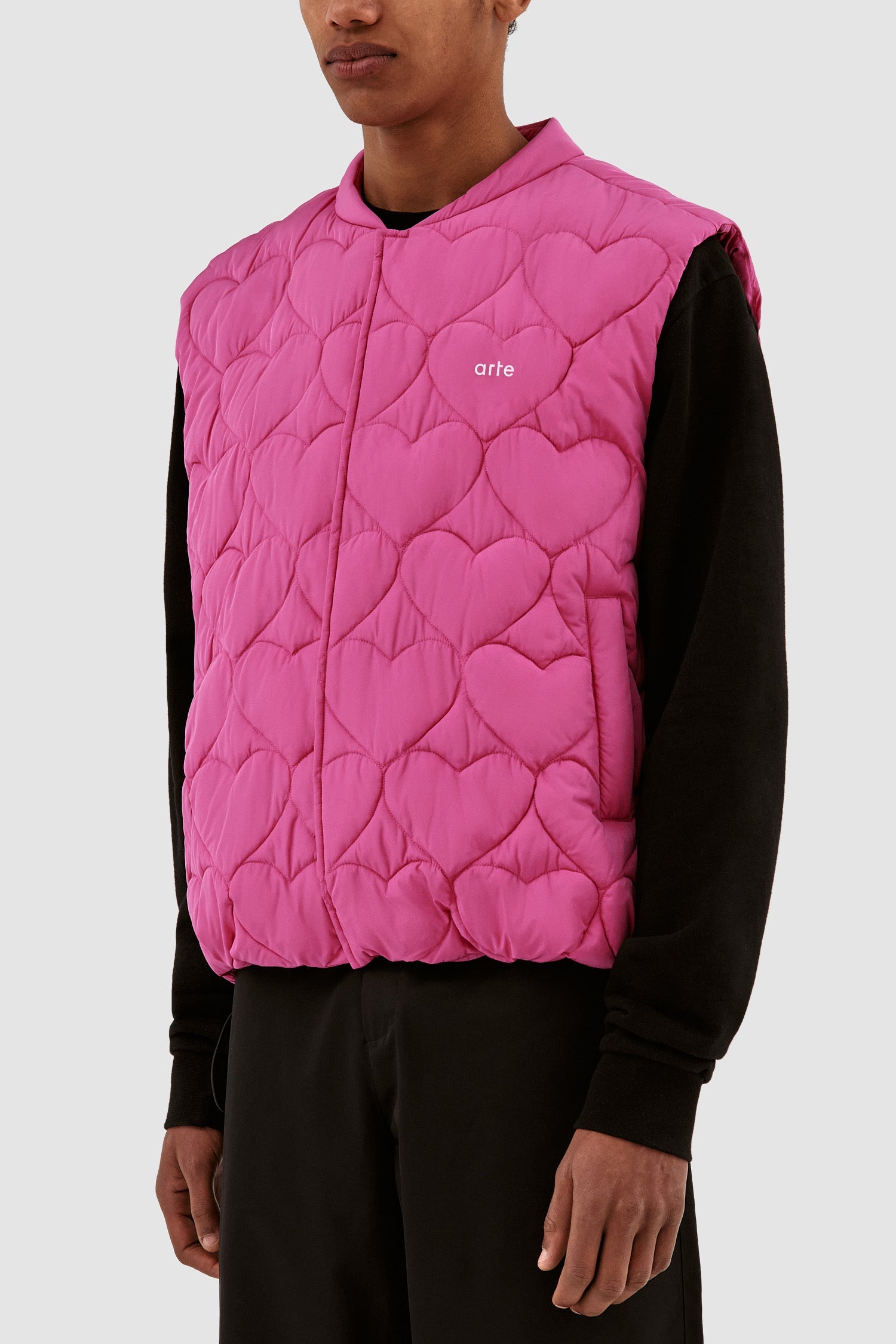 Gilet Vince Heart - Rose