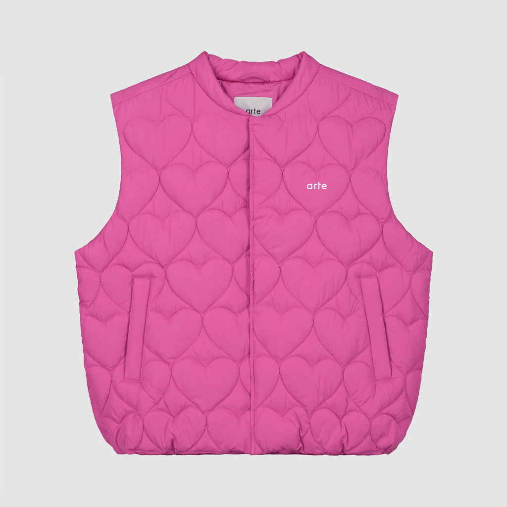 Gilet Vince Heart - Rose