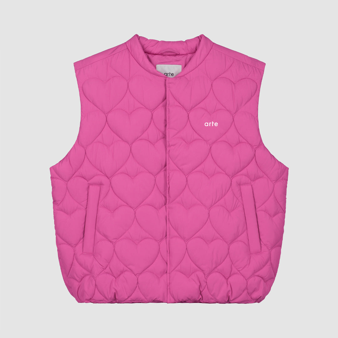 Gilet Vince Heart - Rose