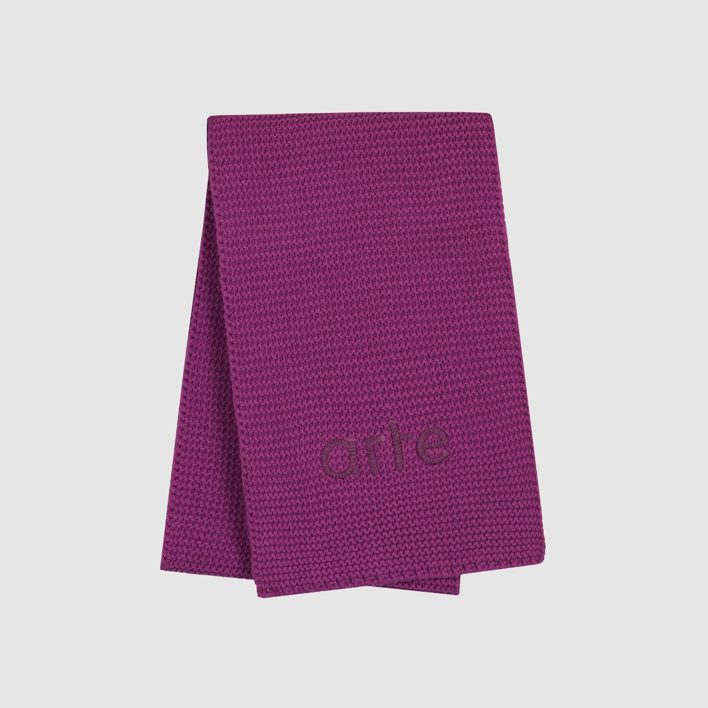 Écharpe en tricot Aaron - rose