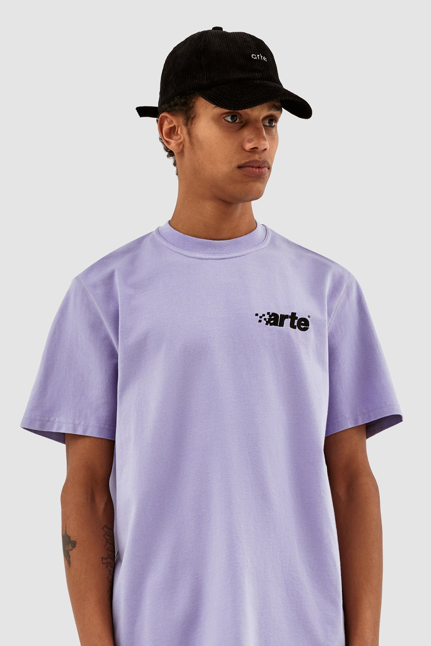 Casquette Cedric en velours côtelé - Noir