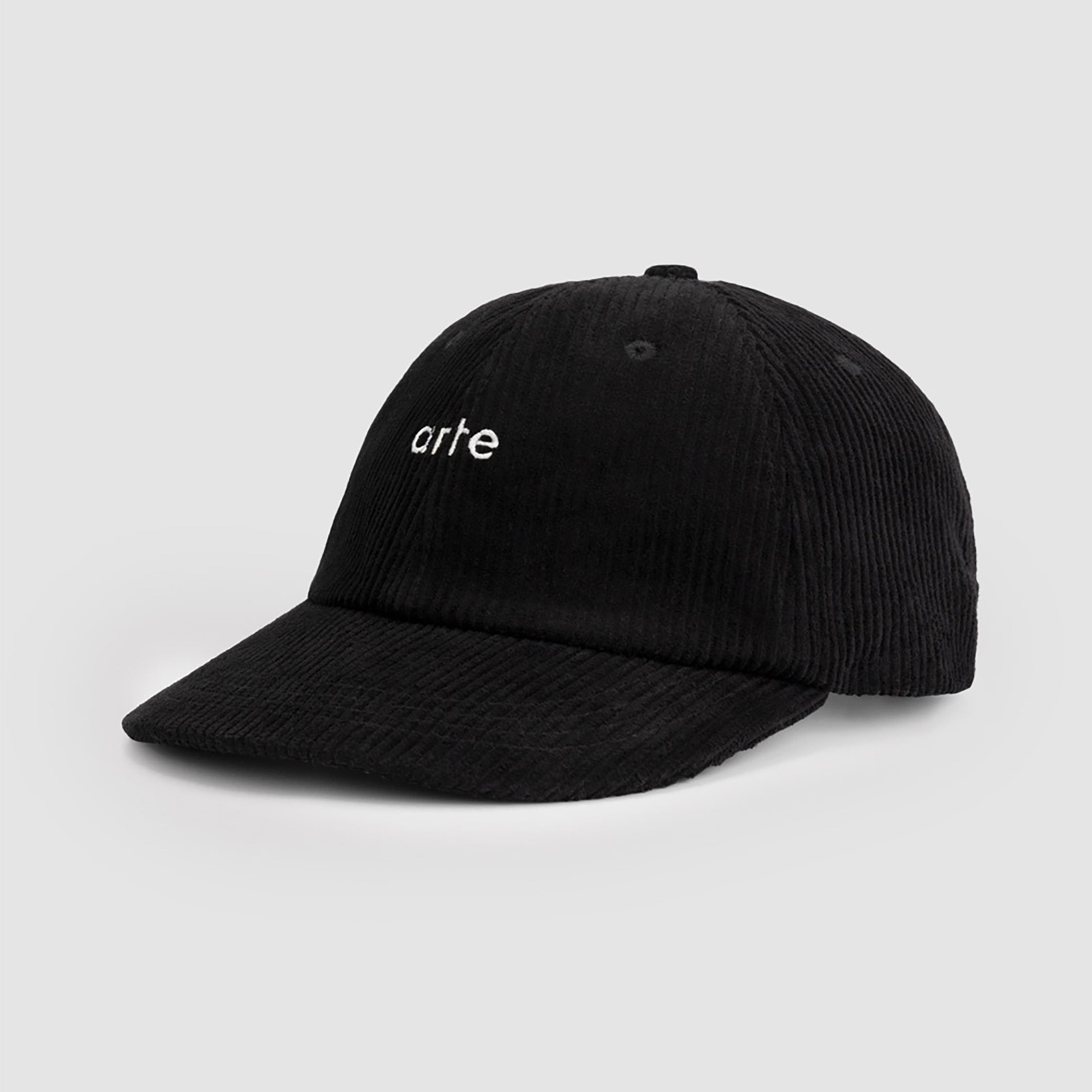 Casquette Cedric en velours côtelé - Noir