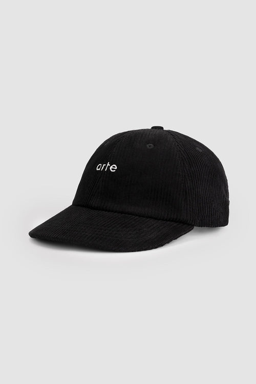 Casquette Cedric en velours côtelé - Noir