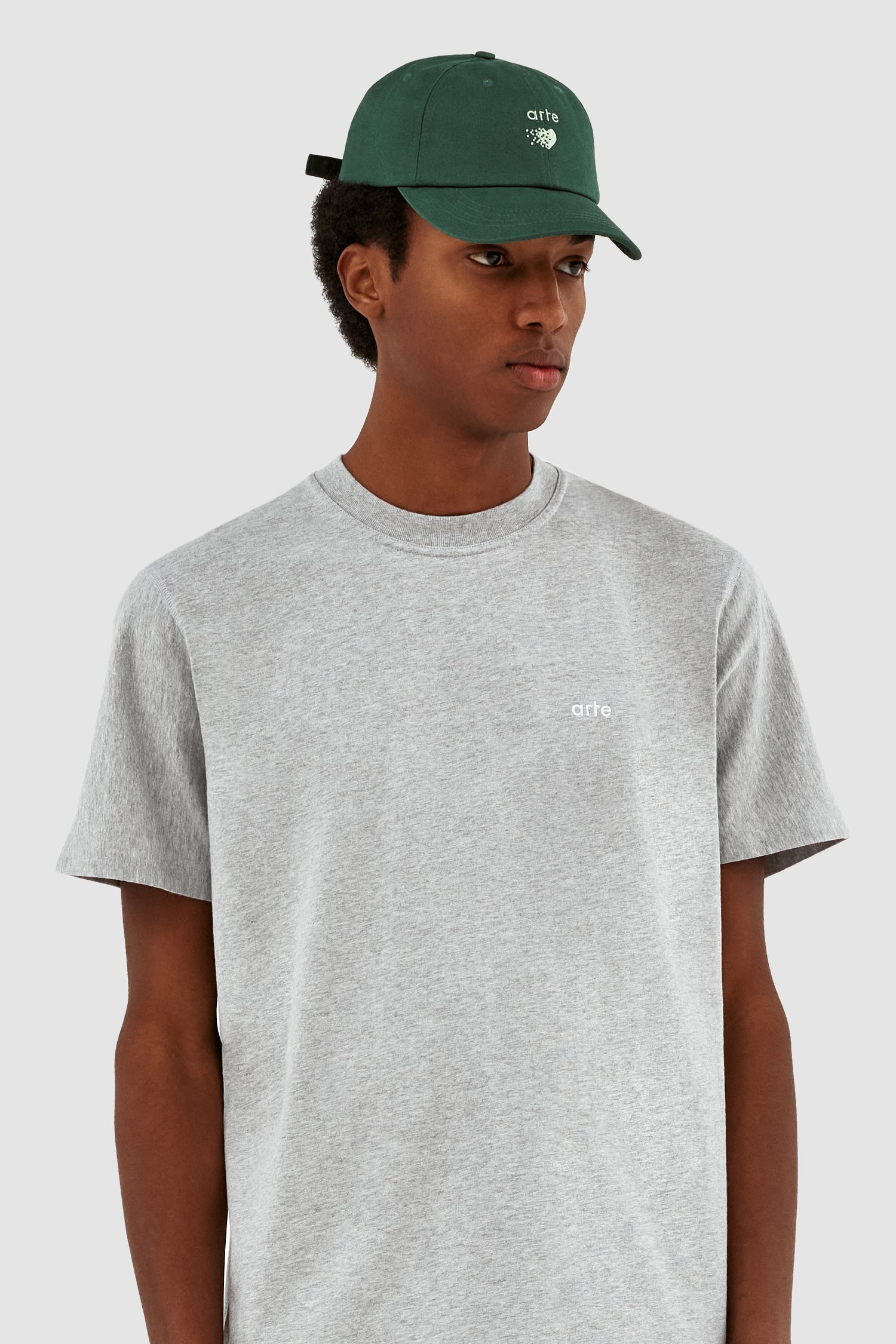 Casquette Cedric Pixel Heart - Vert foncé