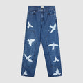 Pantalon Parker Birds - Bleu lavé