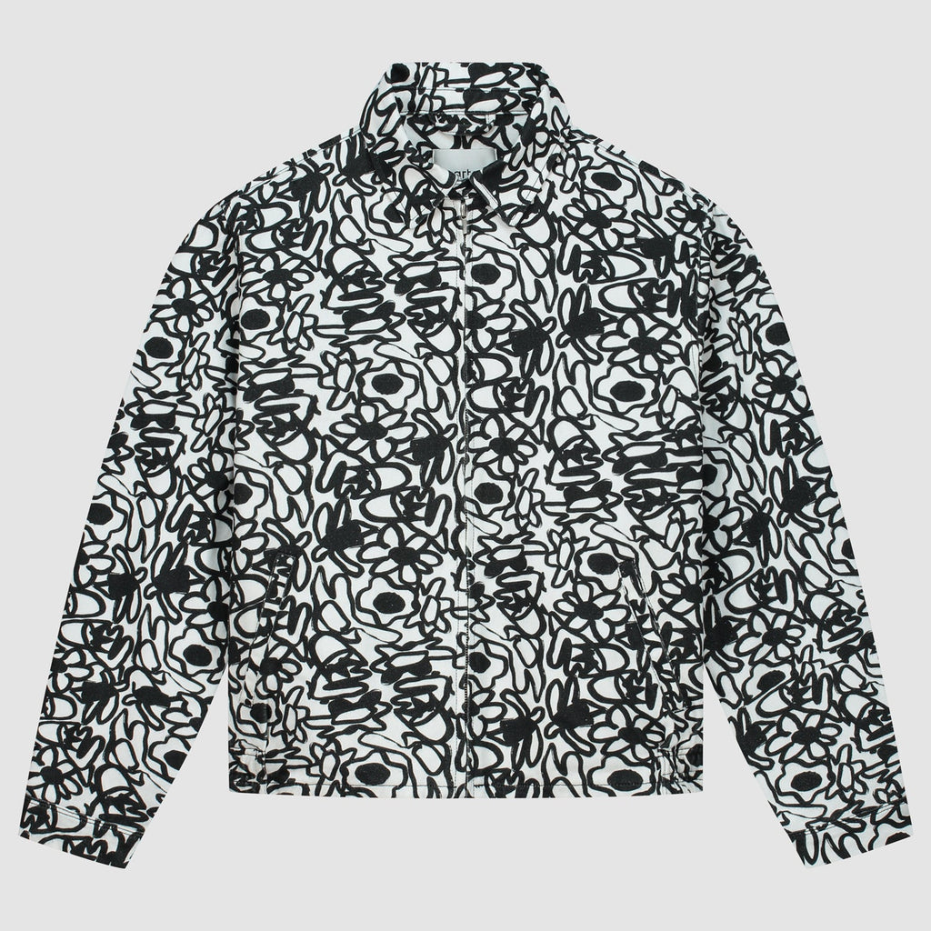 Veste Allover Flowers - Blanc