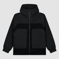 Veste technique en laine - Noir
