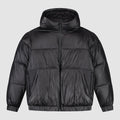 Veste polaire brillante - Noir
