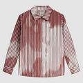 Chemise rayée - Orange/White