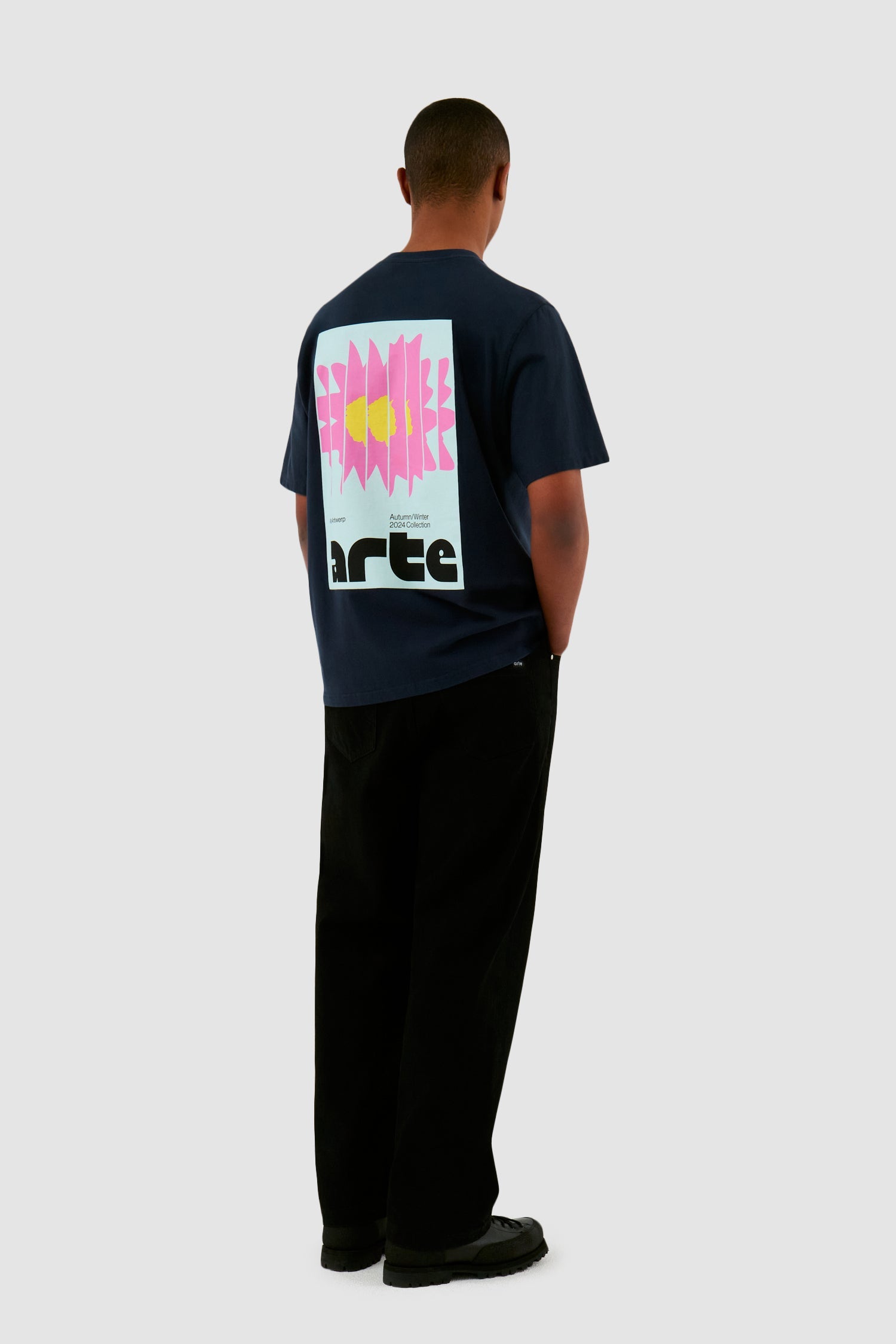T-shirt Flower Poster - Marine