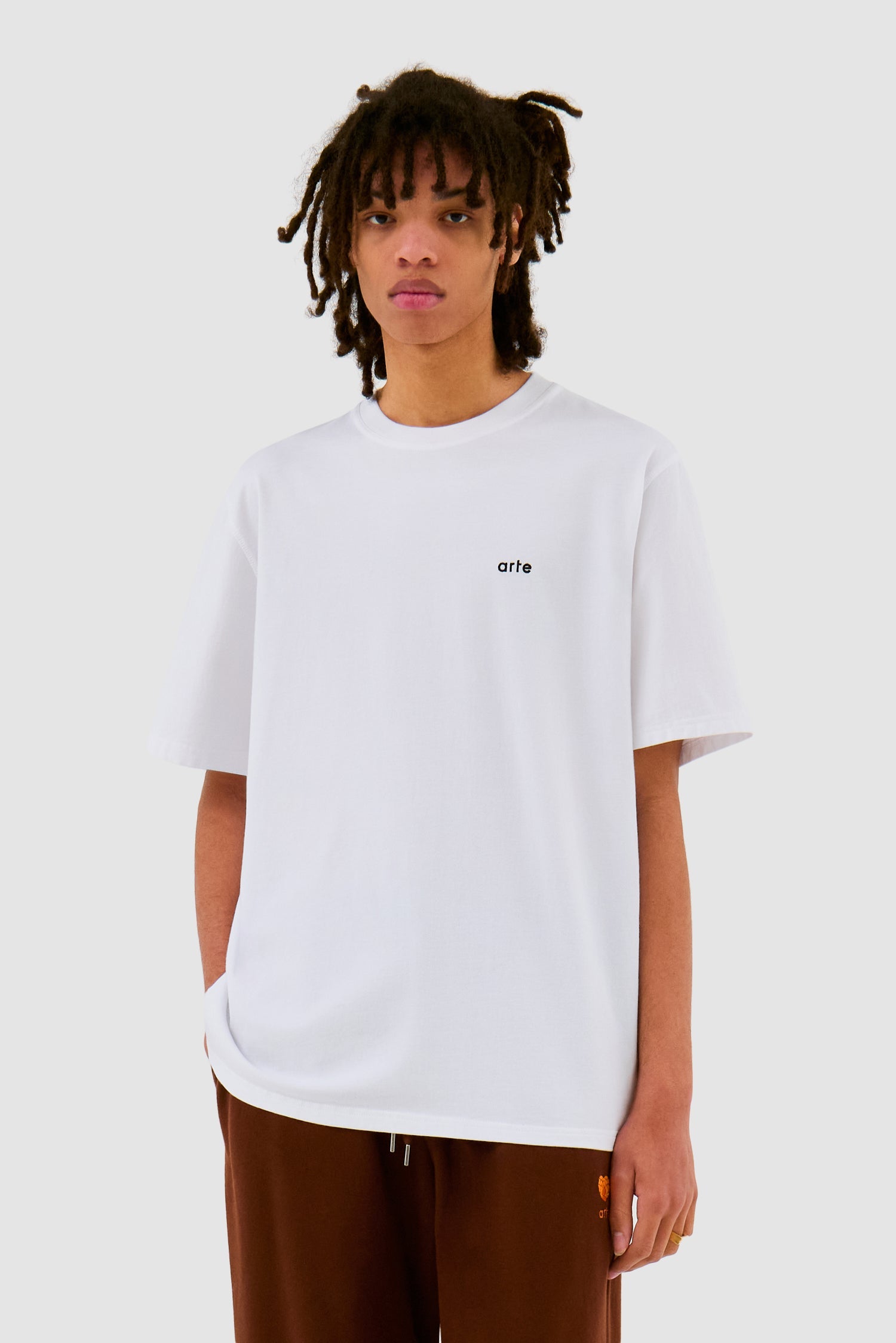 T-shirt Flower Poster - Blanc