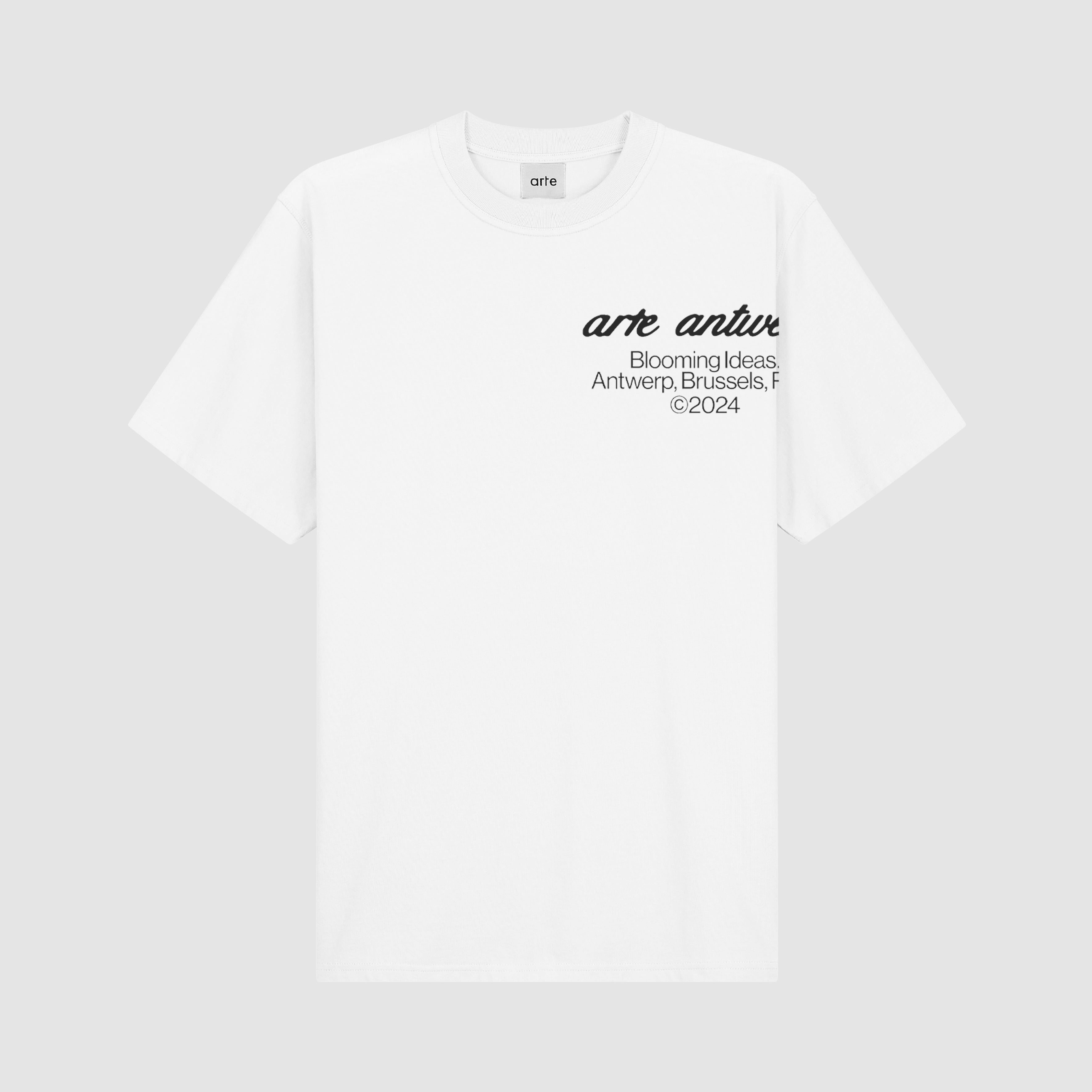 T-shirt à manches Blooming Ideas - Blanc
