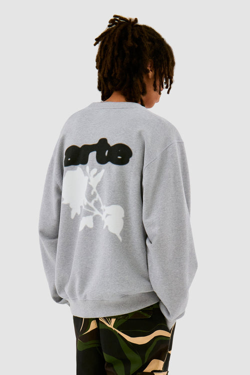 Blur Flower Crewneck - Gris