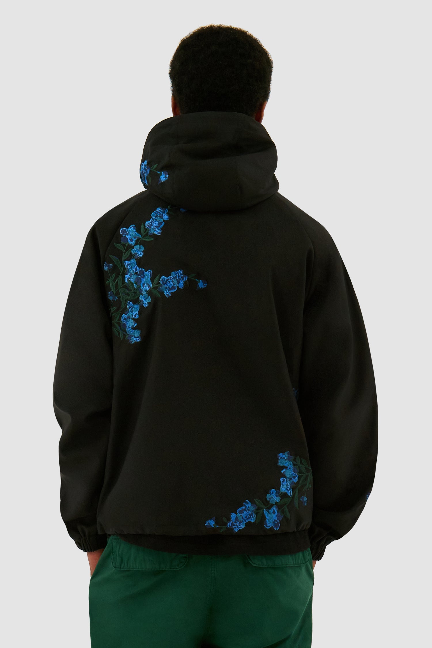 Veste à point de fleur - Noir