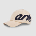Casquette à broderie latérale - Crème