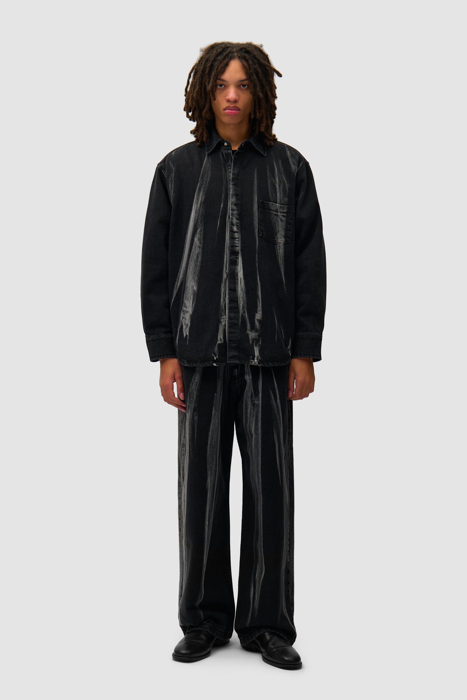 Chemise en denim - Denim noir