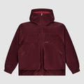 Veste technique en velours côtelé - Bordeaux
