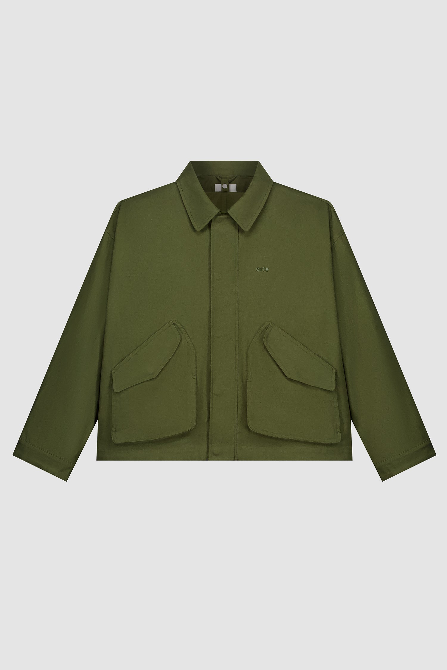 Veste à poches inclinées - Vert (défaut)